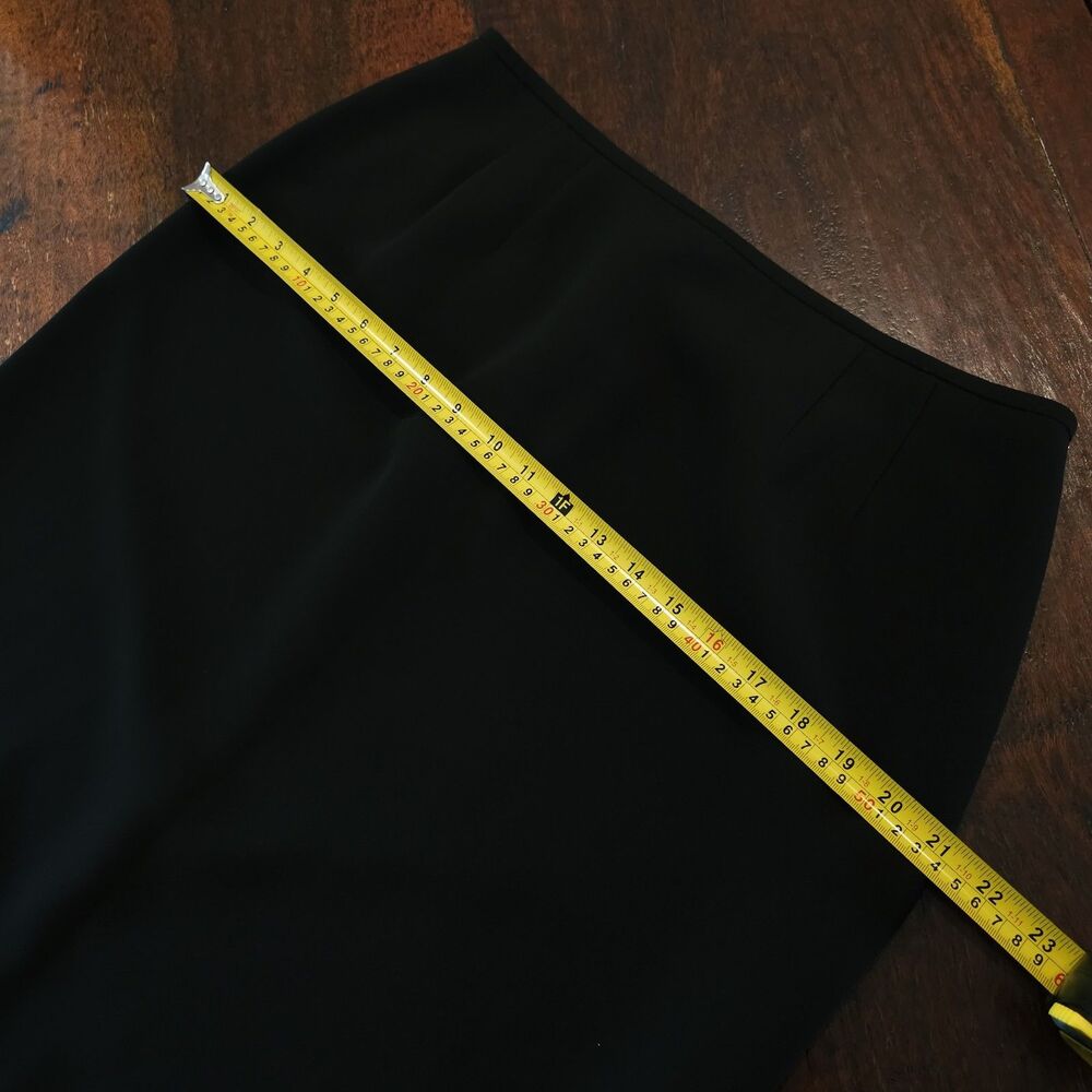 Women's Black Knee-Length Professional Skirt Careerwear Workwear Suiting Size 12 - Picture 3 of 8